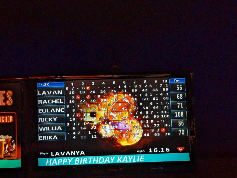 June  Lab Bowling Outing! Ricky and Erika crushed the competition 🎳!