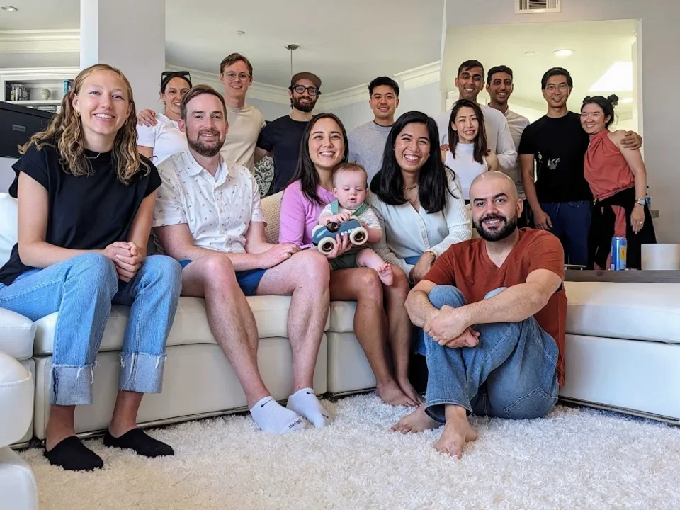 Erika and Eulanca, along with radiation oncologists, residents, and medical physicists, visit Ricky’s home.