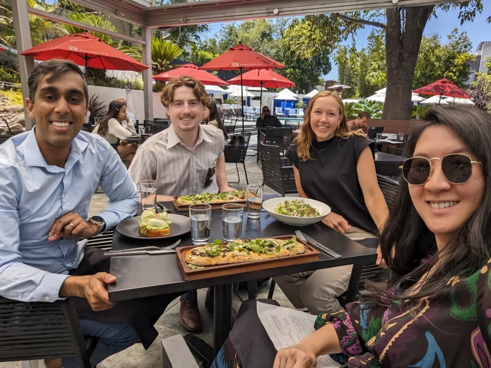 Lab lunch at STK!