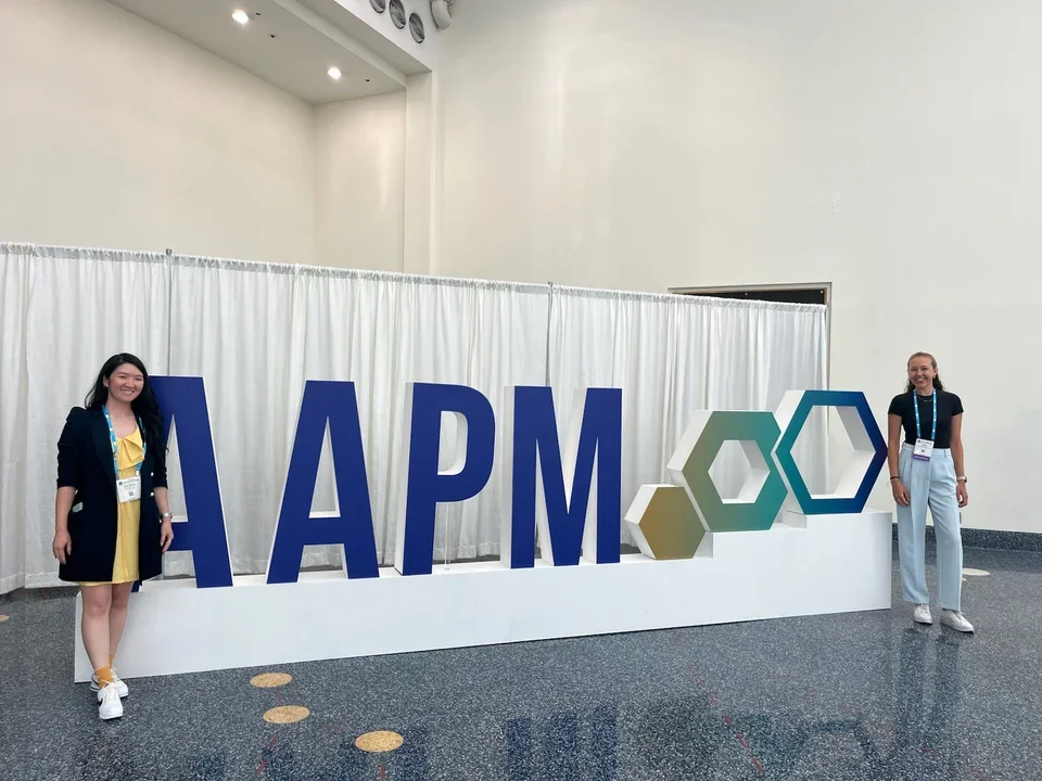 Erika and Eulanca attend AAPM 2024 in Los Angeles.