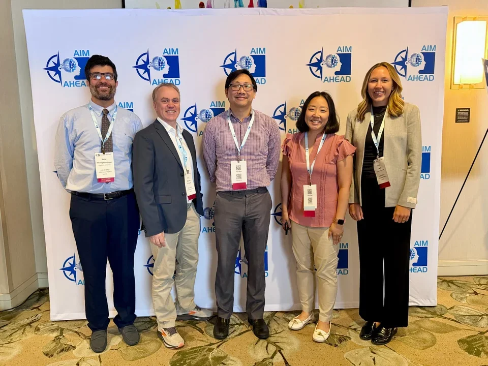 Erika attends the 2026 NIH AIM-AHEAD Annual Meeting with her AIM-AHEAD cohort.