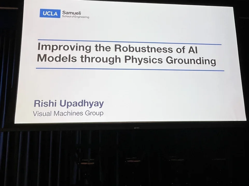 Rishi presents his research as a 2025 Amazon Fellow for the Science Hub for Humanity and Artificial Intelligence!