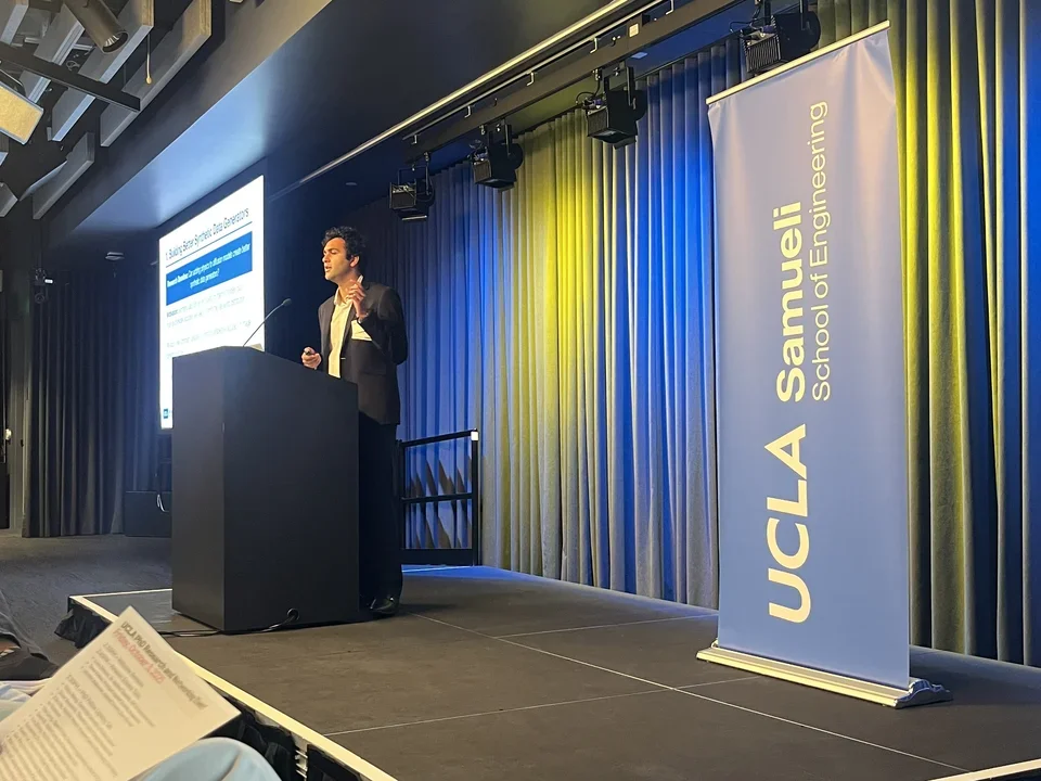 Rishi presents his research as a 2025 Amazon Fellow for the Science Hub for Humanity and Artificial Intelligence!