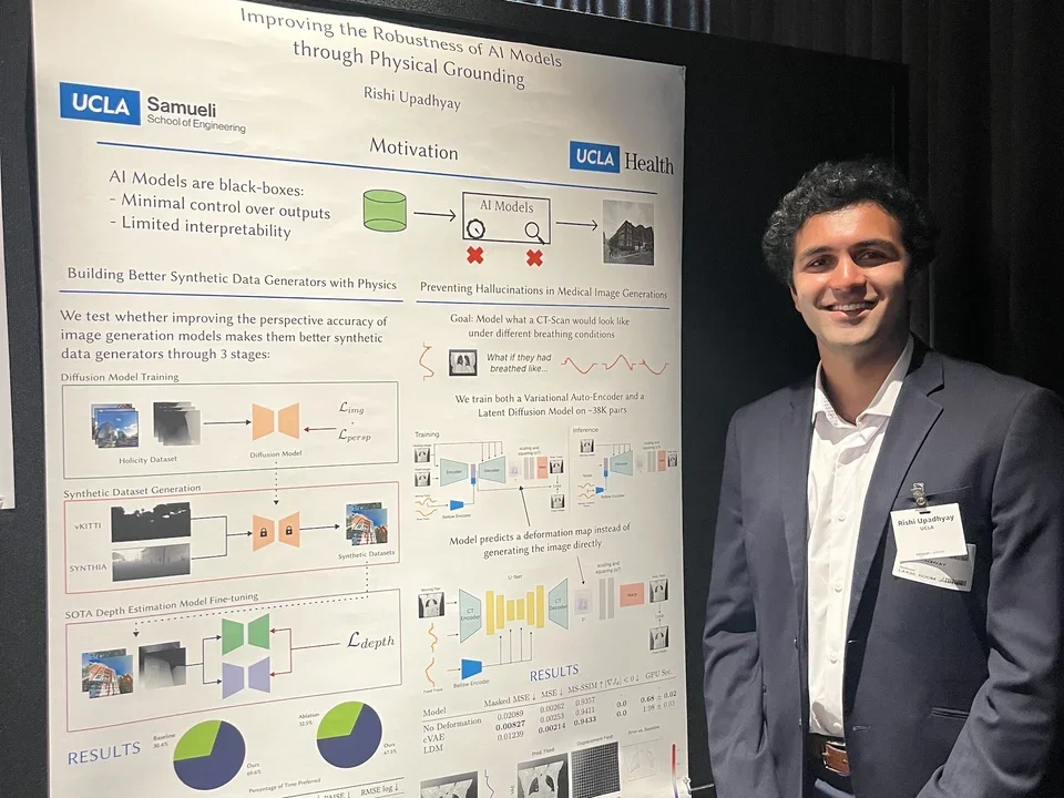 Rishi presents his research as a 2025 Amazon Fellow for the Science Hub for Humanity and Artificial Intelligence!